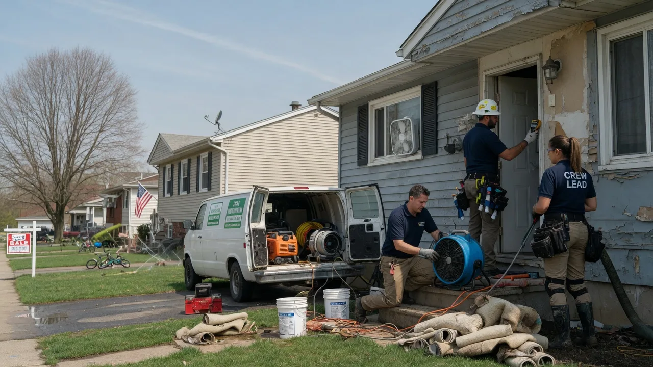 Flood Cleanup in Basco, IL near me